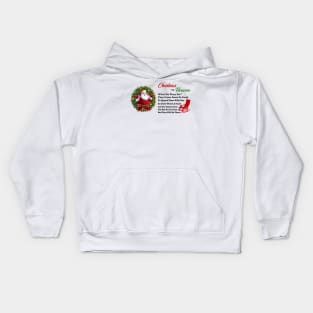 Christmas in Heaven Kids Hoodie